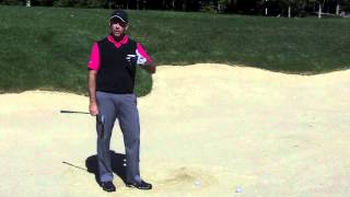 Golf Lessons  How to Practice Bunker Shots [upl. by Maillil884]