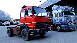 I fratelli Gasperetti si portano a casa loro in Val di Non un IVECO 190 f 35 del 1979 [upl. by Odille118]