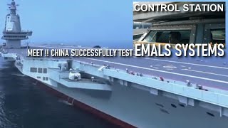 Chinas Navy Fujian Super Carrier Tests Electromagnetic Catapult EMALS control station unveiled [upl. by Robson]