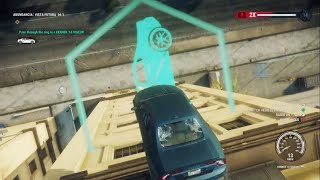 Just Cause 4 Kerner 16 Vigeur Car Stunt  Vista Futura [upl. by Leinoto]