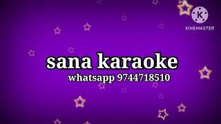 confusion theerkaname karaoke with lyrics [upl. by Yerak849]