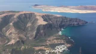 Landing at Lanzarote Airport Canary Islands Travel destination Spain [upl. by Tung]