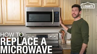 How To Replace a Microwave [upl. by Aissert]