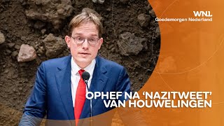 Veel ophef na nazitweet Van Houwelingen FvD over minister Kuipers Echt waardeloos [upl. by Aeslahc]