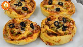 Pizza Pinwheels Ramadan Special  by Tasty Treat Plus [upl. by Shenan]