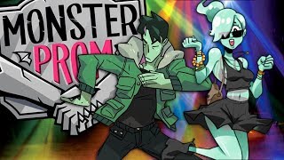 WHATS IT LIKE TO DATE A GHOST  Monster Prom Polly Ending [upl. by Sasnett]