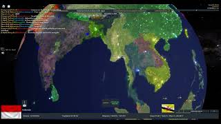 Indonesia Forms Srivijaya Empirie  Roblox Rise of Nations [upl. by Judsen]