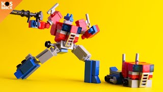 Lego Optimus Prime Transformer Mini Mech part 5 Tutorial [upl. by Vitus722]