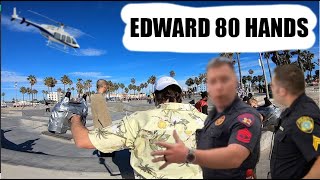 EDWARD 80 HANDS CHALLENGE ON ROLLER SKATES [upl. by Sweet]