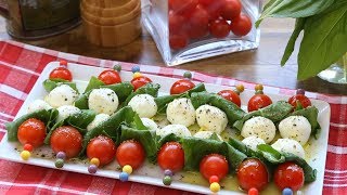 Brochettes caprese [upl. by Nwahsan]