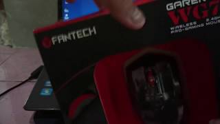 Unboxing mouse gaming fantech garen WG7  Wireless pro gaming [upl. by Wolbrom]