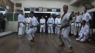 KATA JION  Ivan Gazzoti Kyudokan Argentina  Romain Lafitte Shotokan Francia [upl. by Rhys]