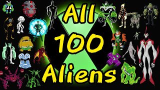 Ben 10 All 100 Aliens name and Abilities Explained All Series  Unseen Aliens [upl. by Nelson]