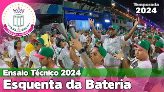 Mangueira 2024  Esquenta da Bateria  Ensaio Técnico  Samba ao vivo  ET24 [upl. by Catharina304]