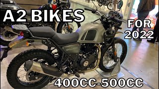 Top 10 A2 Motorcycles For 2022 𝟰𝟬𝟬𝗰𝗰  𝟱𝟬𝟬𝗰𝗰 [upl. by Nial]