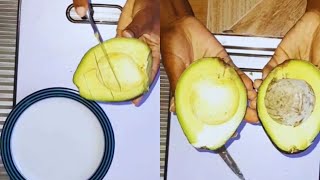 HOW TO CUT AN AVOCADO CREAMY AVOCADO ASMR [upl. by Rento671]