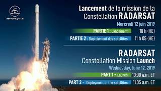 LIVE  RADARSAT Constellation Mission Launch [upl. by Sutsugua301]