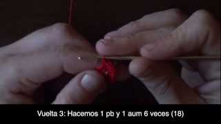 TUTORIAL PENDIENTES SANDÍA A CROCHET [upl. by Yrakaz]