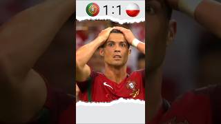 portugal vs poland FIFA World Cup 2026 21 The legendary Ronaldo got nervous  shorts ronaldo [upl. by Munson]