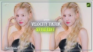 Preset Velocity trend tiktok alight motion [upl. by Harmonia]