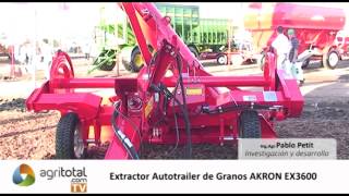 Extractor Autotrailer de Granos AKRON EX3600 [upl. by Oninotna580]