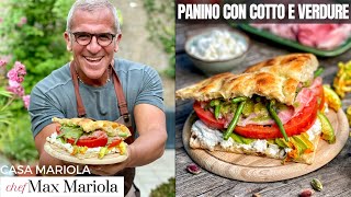 PANINO CON PROSCIUTTO COTTO e VERDURE 😍 Leggero e Delizioso  Ricetta di Chef Max Mariola [upl. by Trista734]