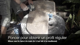 Comment fabriquer un safran  How to build a rudder  Tuto [upl. by Wehhtam993]