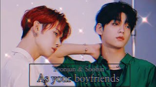 Yeonjun amp Soobin as your boyfriends TXT imagine pt8 [upl. by Aicak]