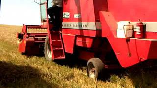 massey ferguson 525 super2 combine [upl. by Iclehc]