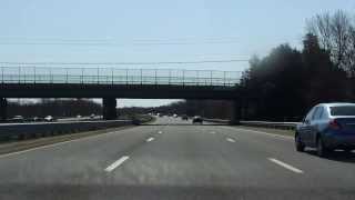 Interstate 195  Massachusetts Exits 1 to 4 eastbound [upl. by Hannan]