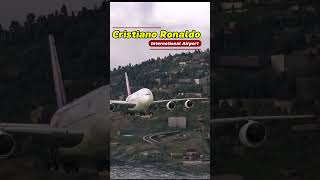 Cristiano Ronaldo Madeira International Airport A380 Thai Airways msfs2020 [upl. by Nalod543]