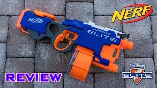 REVIEW Nerf Elite Hyperfire Unboxing Review amp Firing Test [upl. by Eidnyl]