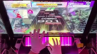 【CHUNITHM】Tuatha Dé Danann MASTER 15 初見 [upl. by Merras]