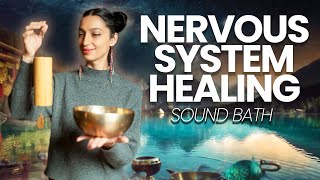 Parasympathetic Nervous System Healing Frequency Music  Sound Bath Meditation [upl. by Ilsel8]