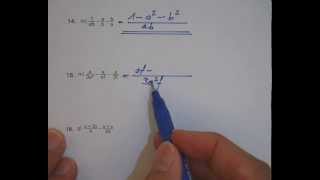 Mathe2  1b  Übungsblatt Brüche addieren und subtrahieren [upl. by Nibbs957]