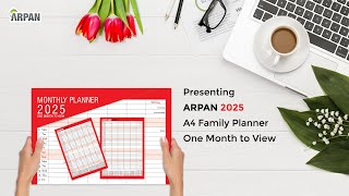 2025 One Month to View Monthly Planner CalendarST2251 [upl. by Wildee]