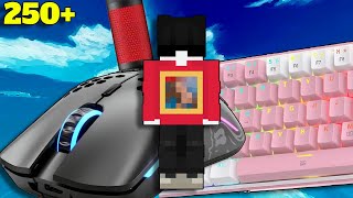 Skywars Keyboard amp Mouse Sounds ASMR 250 FPS [upl. by Eikceb332]