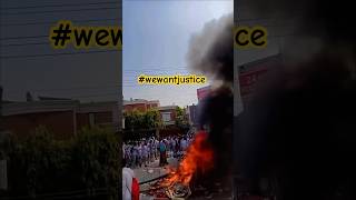 Destruction of pgc 4u youtubeshorts punjab shortsviral shorts fire wewantjustice [upl. by Lehcyar]