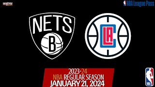 Brooklyn Nets vs Los Angeles Clippers Live Stream PlayByPlay amp Scoreboard NBA clippers Nets [upl. by Aura]