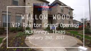 First Texas Homes Realtor  Broker Grand Opening at Willow Wood in McKinney TX [upl. by Ongun671]