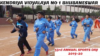 INAUGURATION CEREMONY II 53rd ANNUAL SPORTS DAY II KENDRIYA VIDYALAYA NO 1 BHUBANESWAR [upl. by Him]