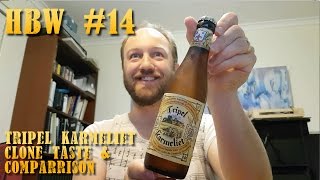 HBW 14  Tripel Karmaliet Clone Tasting amp Comparrison [upl. by Ahsiruam]