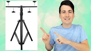 Best Light Stand  LEDMO Work Light Stand Review  LED Tripod Light Stand [upl. by Colvin]