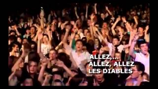 ALLEZ LES DIABLES  LA VRAIE CHANSON DES DIABLES ROUGES AU BRESIL 2014 [upl. by Yro]