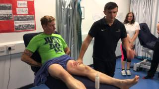 Preevent sports massage treatment [upl. by Yanehc]