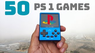 50 PRELOADED PS1 Games Tested on GKD PIXEL [upl. by Ahsirk]