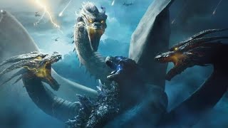 Godzilla King of the Monsters  Godzilla Vs King Ghidorah All Fight Scenes  full screen [upl. by Maram]