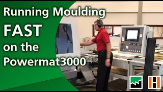 Weinig Hydromat 3000  Running production moulding at Weinig HolzHer USA [upl. by Ko261]