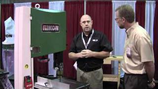 Rikon 16inch Bandsaw  International Woodworking Fair 2010 [upl. by Charlotta]