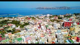 Isola Di Procida di drone  Island of Procida Italy by drone [upl. by Enytsirhc]